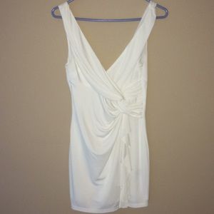 Dress with knot detail